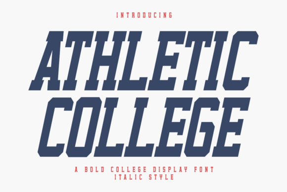 Athletic College Italic: Where Varsity Tradition Meets Modern Design Precision