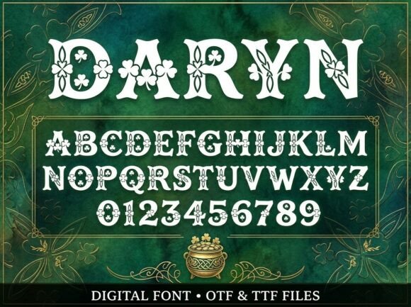 Daryn: A Bold Statement in Display Typography