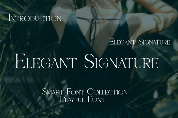 Elegant Signature: The Serif Font That Elevates Design with Quiet Confidence
