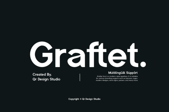 Graftet: A Display Typeface Built for Clarity, Character, and Cross-Cultural Communication