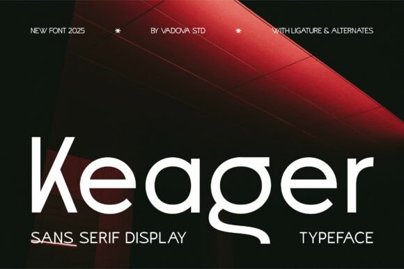 Keager: A Bold, Modern Sans-Serif Built for Impact