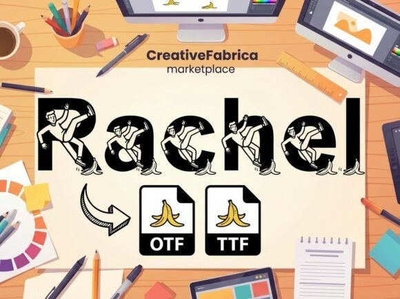 Rachel Font: When Typography Takes a Banana-Flavored Tumble