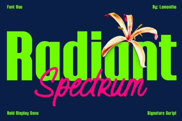 Radiant Spectrum: A Modern Font Duo That Just Works