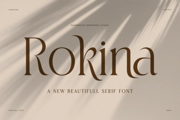 Rokina: Where Timeless Typography Meets Modern Brand Expression