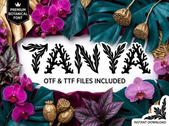 Tanya Font: When Every Capital Letter Becomes a Statement